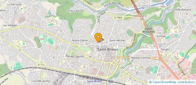 localisation de l'entreprise MONSIEUR GILDAS BRIATTRE à SAINT-BRIEUC