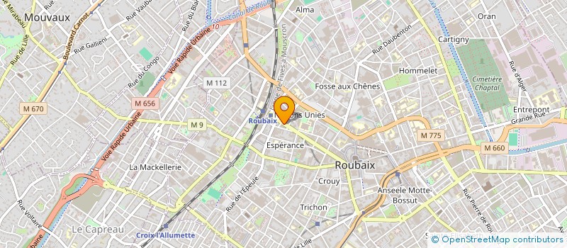 localisation de l'entreprise MONSIEUR GILDAS BROCHEN  ROUBAIX