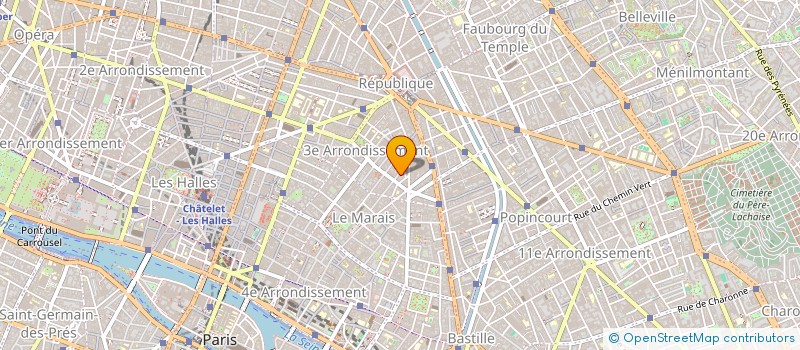 localisation de l'entreprise MONSIEUR GILDAS BRUN  PARIS