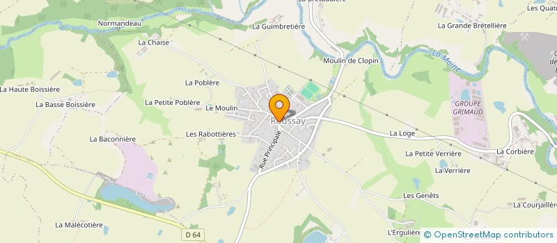 localisation de l'entreprise MONSIEUR GILDAS CHEVALIER  SEVREMOINE