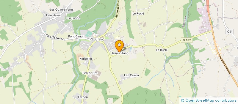 localisation de l'entreprise MONSIEUR GILDAS CONAN  PLOURIVO