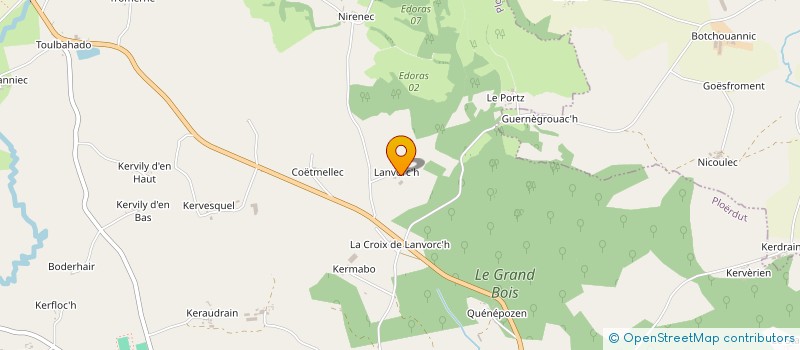 localisation de l'entreprise MONSIEUR GILDAS CONAN  PLOERDUT