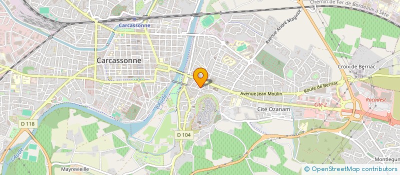 localisation de l'entreprise MONSIEUR GILDAS DATO à CARCASSONNE