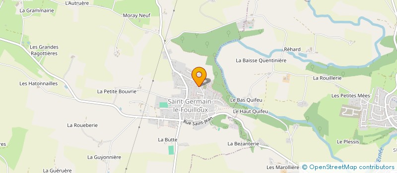 localisation de l'entreprise MONSIEUR GILDAS DE LA MONNERAYE  SAINT-GERMAIN-LE-FOUILLOUX