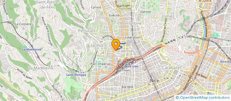 localisation de l'entreprise MONSIEUR GILDAS DE LA MONNERAYE à NICE