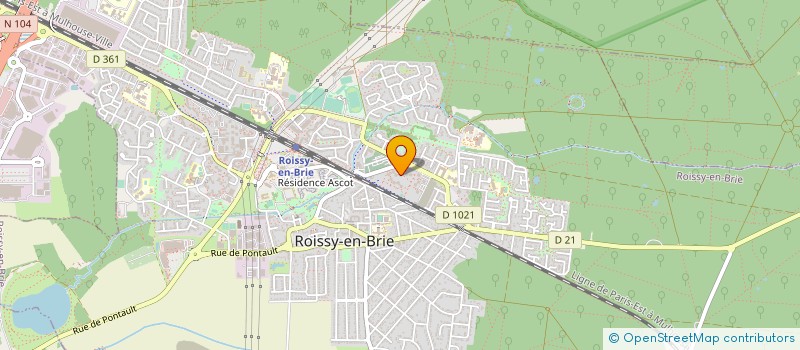 localisation de l'entreprise MONSIEUR GILDAS DE LEPINE à ROISSY-EN-BRIE