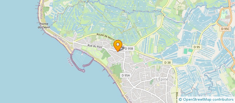 localisation de l'entreprise MONSIEUR GILDAS DE PILLOT à L'EPINE