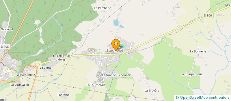 localisation de l'entreprise MONSIEUR GILDAS DEPINCE  LANDEAN