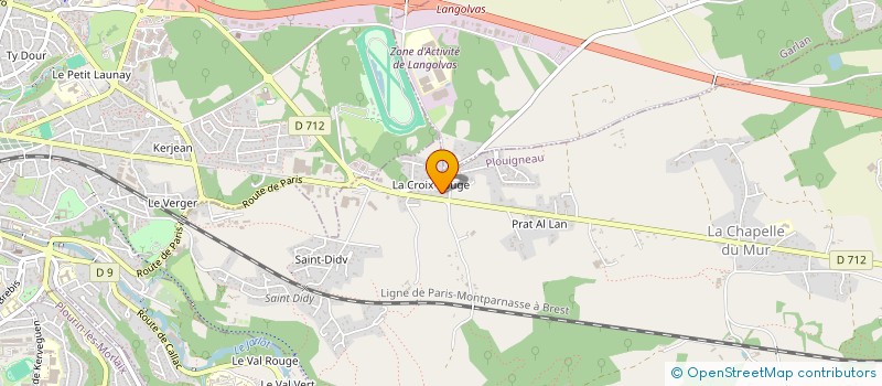 localisation de l'entreprise MONSIEUR GILDAS DLUZ  PLOUIGNEAU