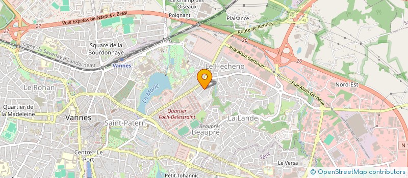 localisation de l'entreprise MONSIEUR GILDAS DUBOIS à VANNES