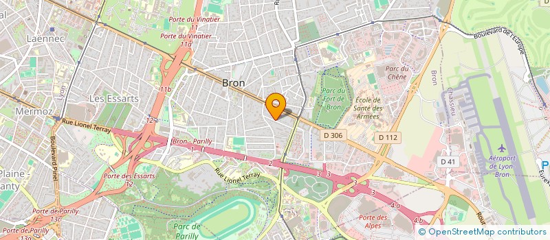 localisation de l'entreprise MONSIEUR GILDAS DZUDIE NGOUANOM  BRON