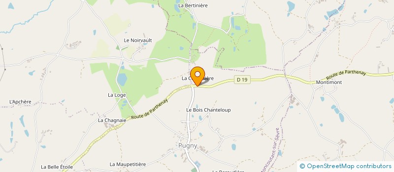 localisation de l'entreprise MONSIEUR GILDAS FAVREAU à MONCOUTANT-SUR-SEVRE