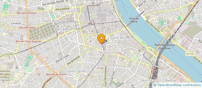 localisation de l'entreprise MONSIEUR GILDAS FEDEVIEILLE  BORDEAUX