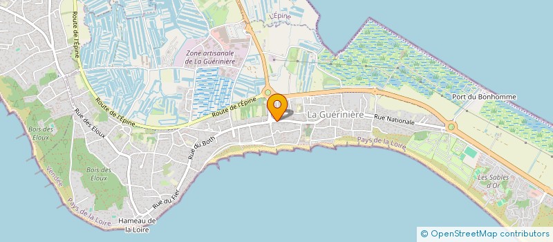 localisation de l'entreprise MONSIEUR GILDAS FOUASSON à LA GUERINIERE