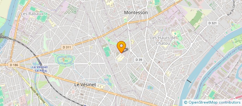 localisation de l'entreprise MONSIEUR GILDAS GOBERT  MONTESSON