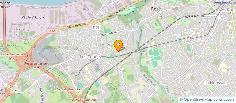 localisation de l'entreprise MONSIEUR GILDAS GUIGNARD  BOUGUENAIS