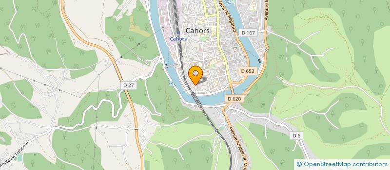 localisation de l'entreprise MONSIEUR GILDAS GUILLEMOT  CAHORS