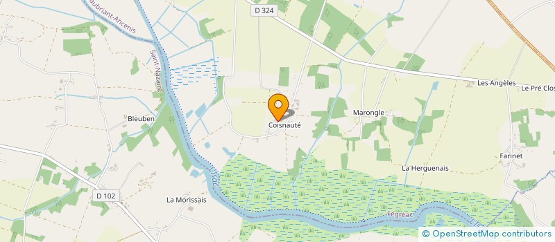 localisation de l'entreprise MONSIEUR GILDAS HEUZE  FEGREAC