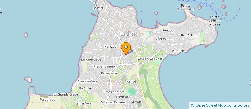 localisation de l'entreprise MONSIEUR GILDAS JUIFF  CARANTEC