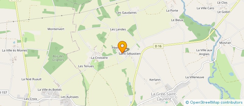 localisation de l'entreprise MONSIEUR GILDAS LE BOUGEANT  LA GREE-SAINT-LAURENT