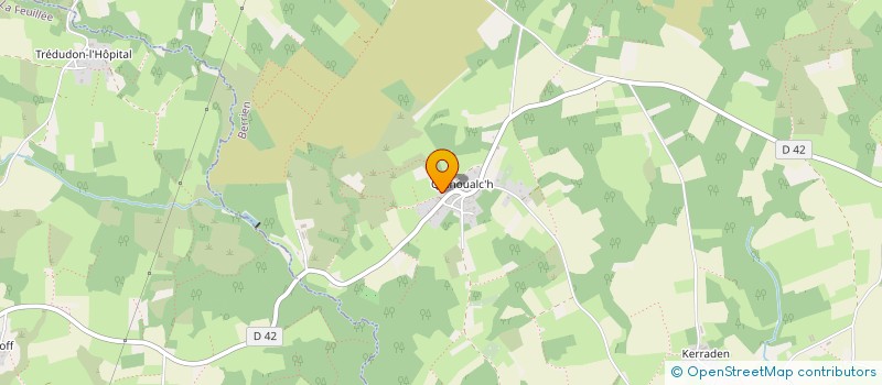 localisation de l'entreprise MONSIEUR GILDAS LE BUHE  BERRIEN