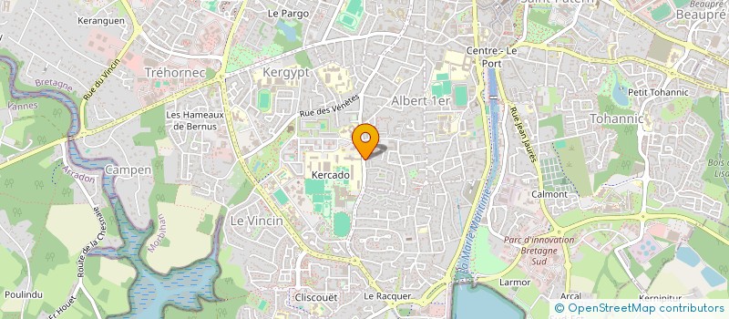 localisation de l'entreprise MONSIEUR GILDAS LE FRANC  VANNES