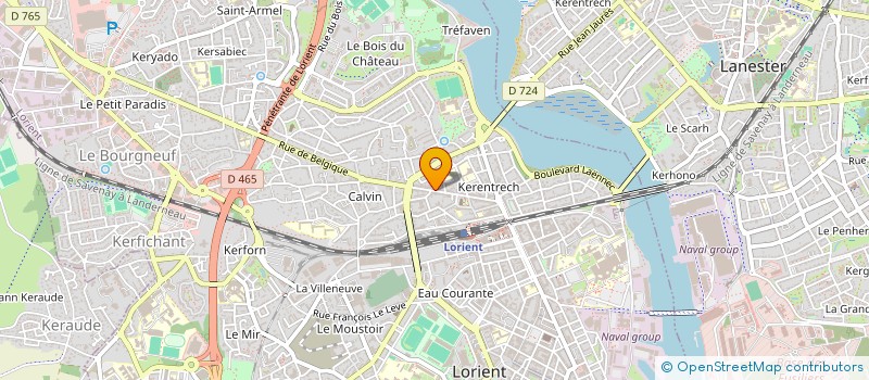 localisation de l'entreprise MONSIEUR GILDAS LE GARREC  LORIENT