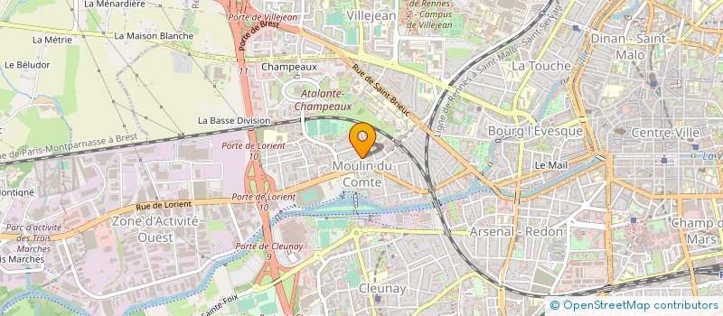 localisation de l'entreprise MONSIEUR GILDAS LE GODEC à RENNES