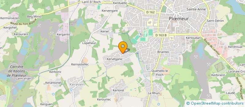 localisation de l'entreprise MONSIEUR GILDAS LE GURUN  PLOEMEUR