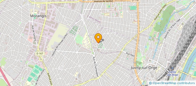 localisation de l'entreprise MONSIEUR GILDAS LUBAYALESA LESA à JUVISY-SUR-ORGE