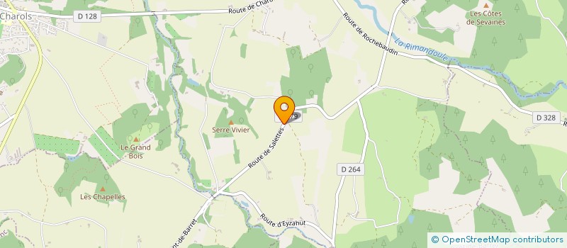 localisation de l'entreprise MONSIEUR GILDAS MOATASSIM-BILLAH  PONT-DE-BARRET