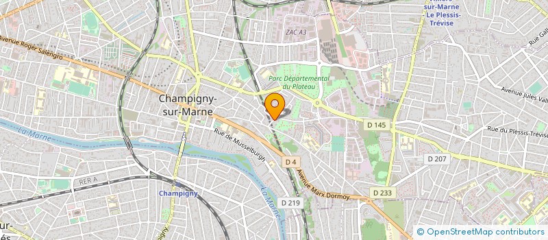 localisation de l'entreprise MONSIEUR GILDAS MOLA à CHAMPIGNY-SUR-MARNE