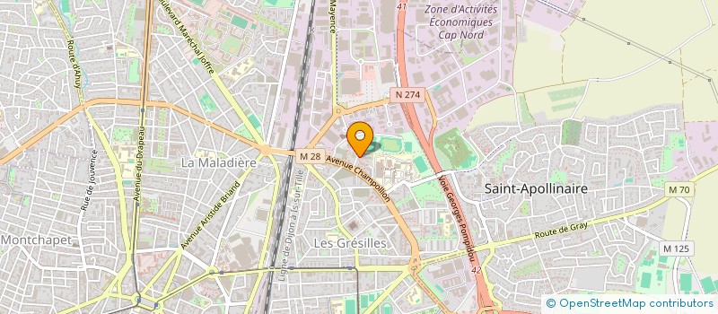 localisation de l'entreprise MONSIEUR GILDAS MONTCHO à DIJON