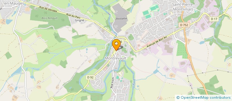 localisation de l'entreprise MONSIEUR GILDAS PARE à MAUGES-SUR-LOIRE