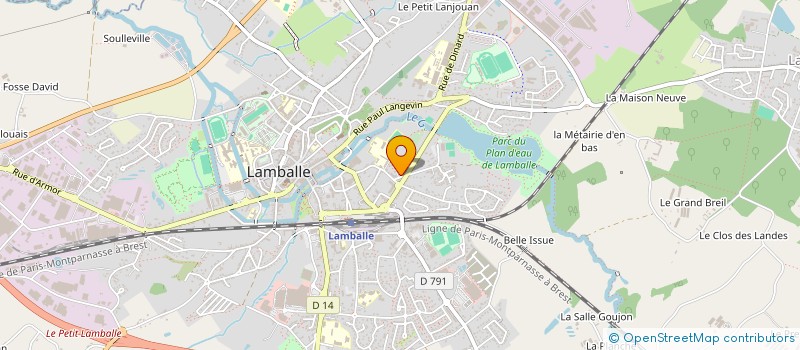 localisation de l'entreprise MONSIEUR GILDAS PLEVEN  LAMBALLE-ARMOR