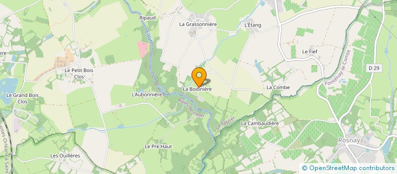 localisation de l'entreprise MONSIEUR GILDAS RAINEAU  LE TABLIER