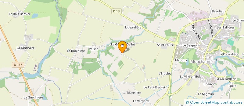 localisation de l'entreprise MONSIEUR GILDAS RAUTUREAU à MOUCHAMPS