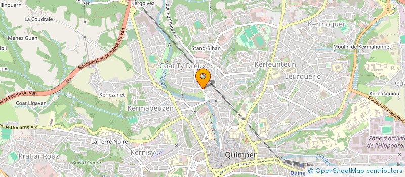 localisation de l'entreprise MONSIEUR GILDAS RIOU à QUIMPER