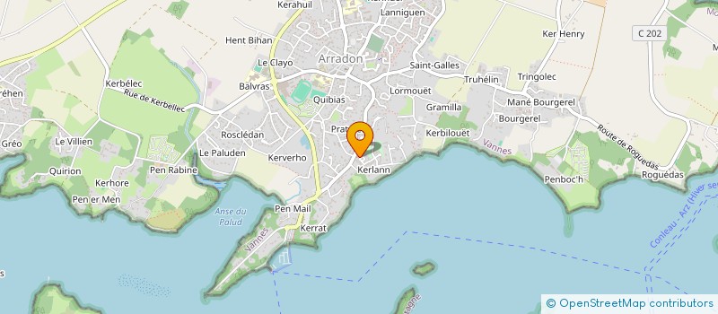 localisation de l'entreprise MONSIEUR GILDAS ROUSSEL  ARRADON