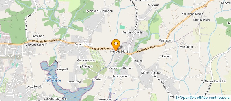 localisation de l'entreprise MONSIEUR GILDAS SALIOU à FOUESNANT