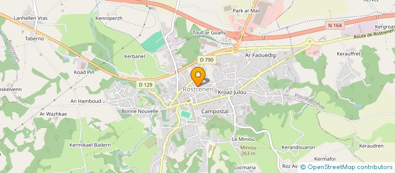 localisation de l'entreprise MONSIEUR GILDAS TALHOUARN à MELLIONNEC