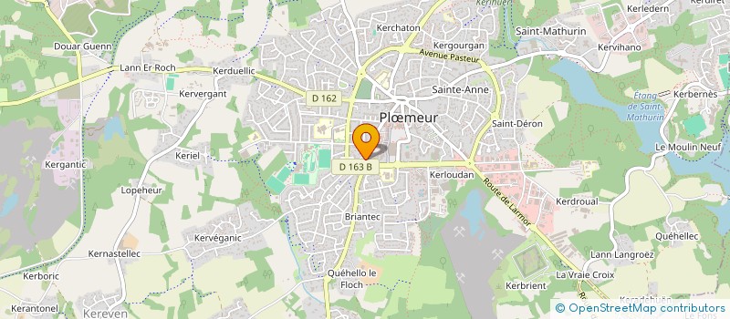 localisation de l'entreprise MONSIEUR GILDAS TONNERRE  PLOEMEUR