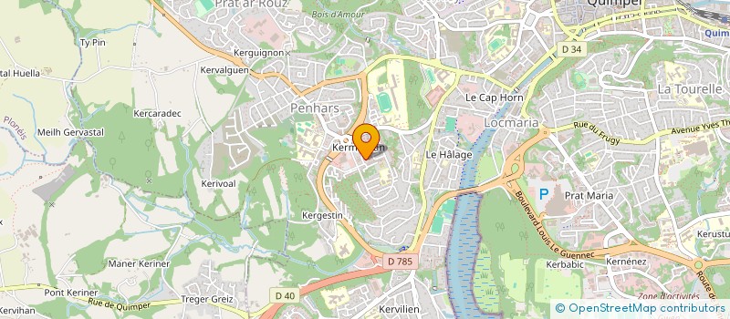 localisation de l'entreprise MONSIEUR GILDAS TRELLU à QUIMPER