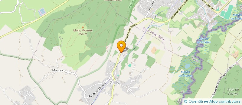 localisation de l'entreprise MONSIEUR GILDO CARVALHO DA SILVA  GRILLY