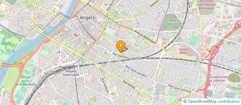 localisation de l'entreprise MONSIEUR GILDWIN ROBERT à ANGERS