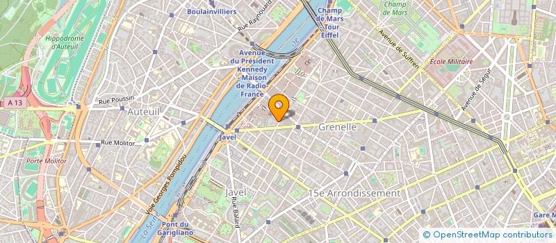 localisation de l'entreprise MONSIEUR GILES HOUANDJA KEBETO  PARIS