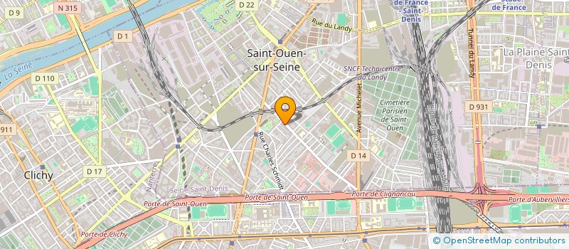 localisation de l'entreprise MONSIEUR GILES LANOE à SAINT-OUEN-SUR-SEINE
