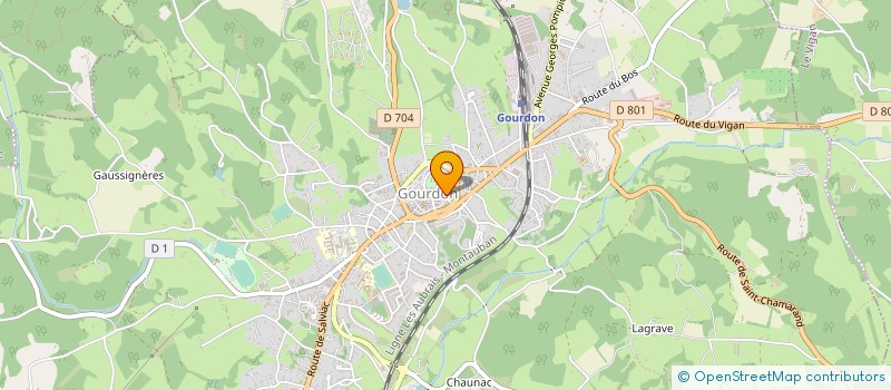 localisation de l'entreprise MONSIEUR GILES MURRAY  GOURDON