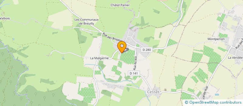 localisation de l'entreprise MONSIEUR GILL BREST à CESSET