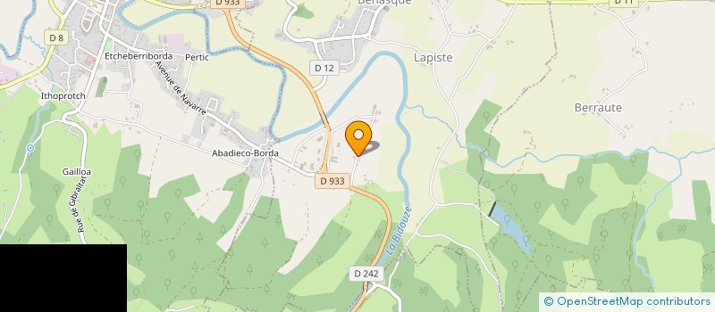 localisation de l'entreprise MONSIEUR GILLEN ETCHEBERRY à BEHASQUE-LAPISTE